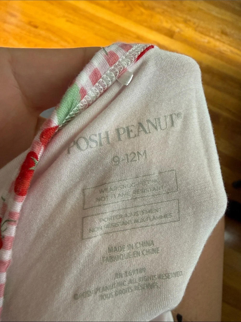 Posh Peanut Sweet Strawberries Convertible Zippy Pajamas